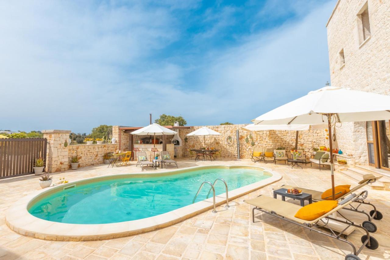 Вилла Casale Citrignano With Pool Остуни Экстерьер фото