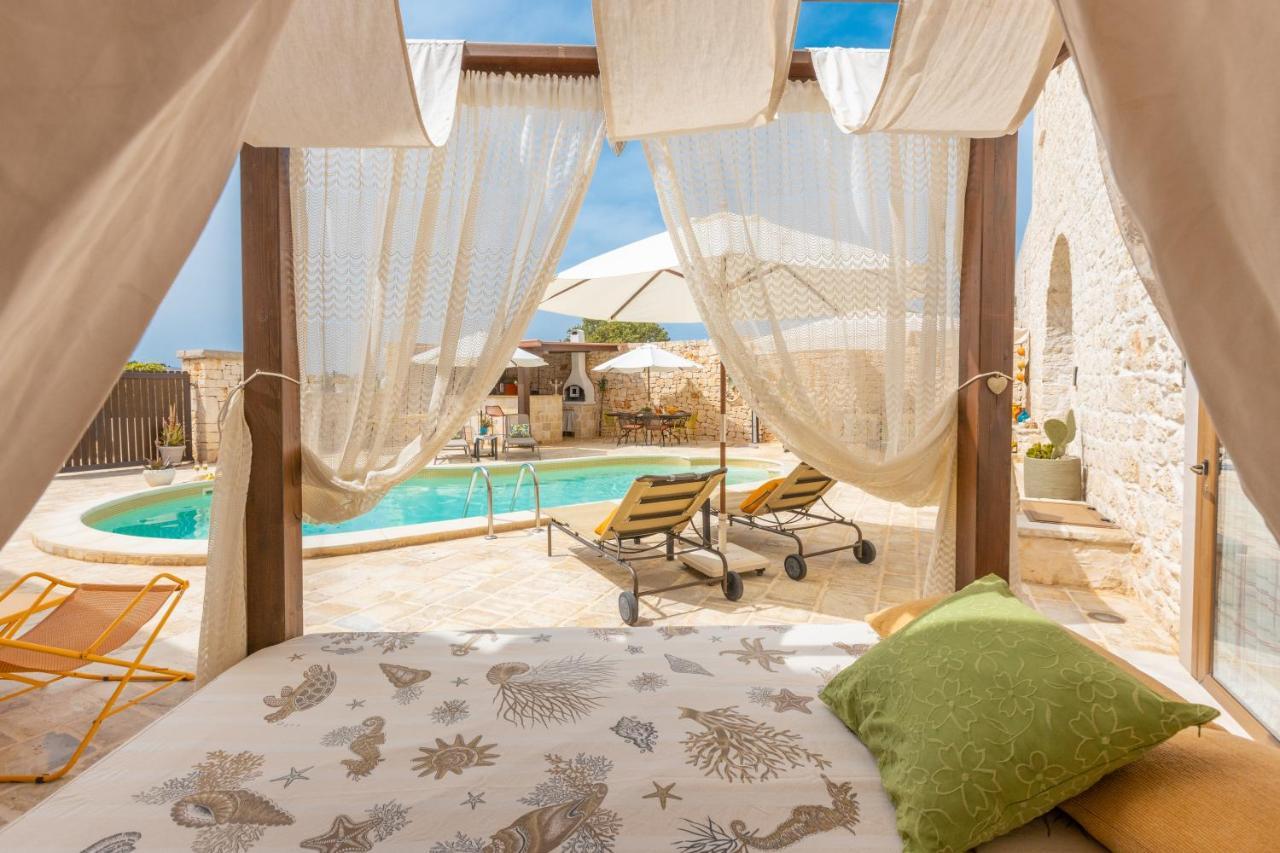 Вилла Casale Citrignano With Pool Остуни Экстерьер фото